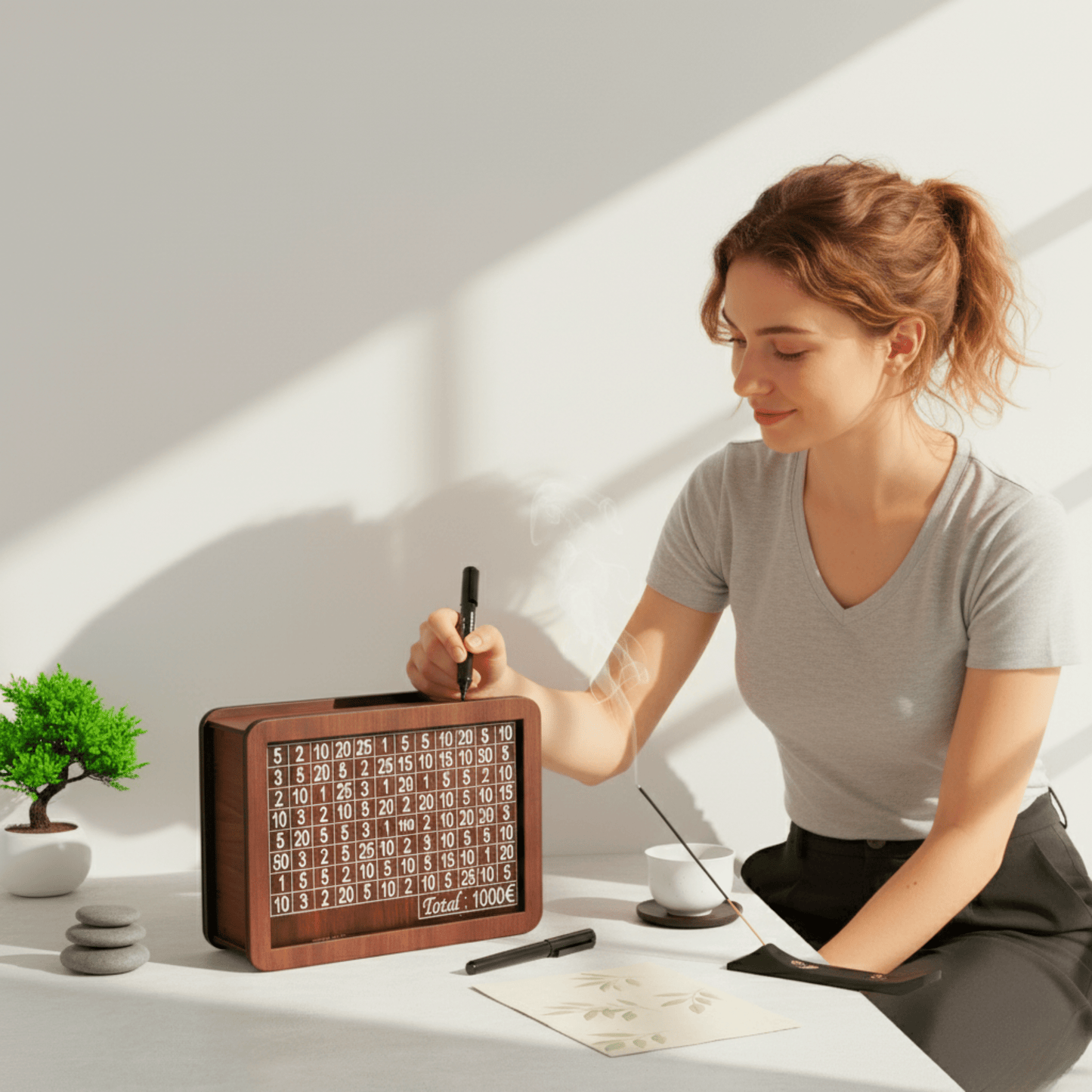 Tirelire japonaise Akai – Maison Okané