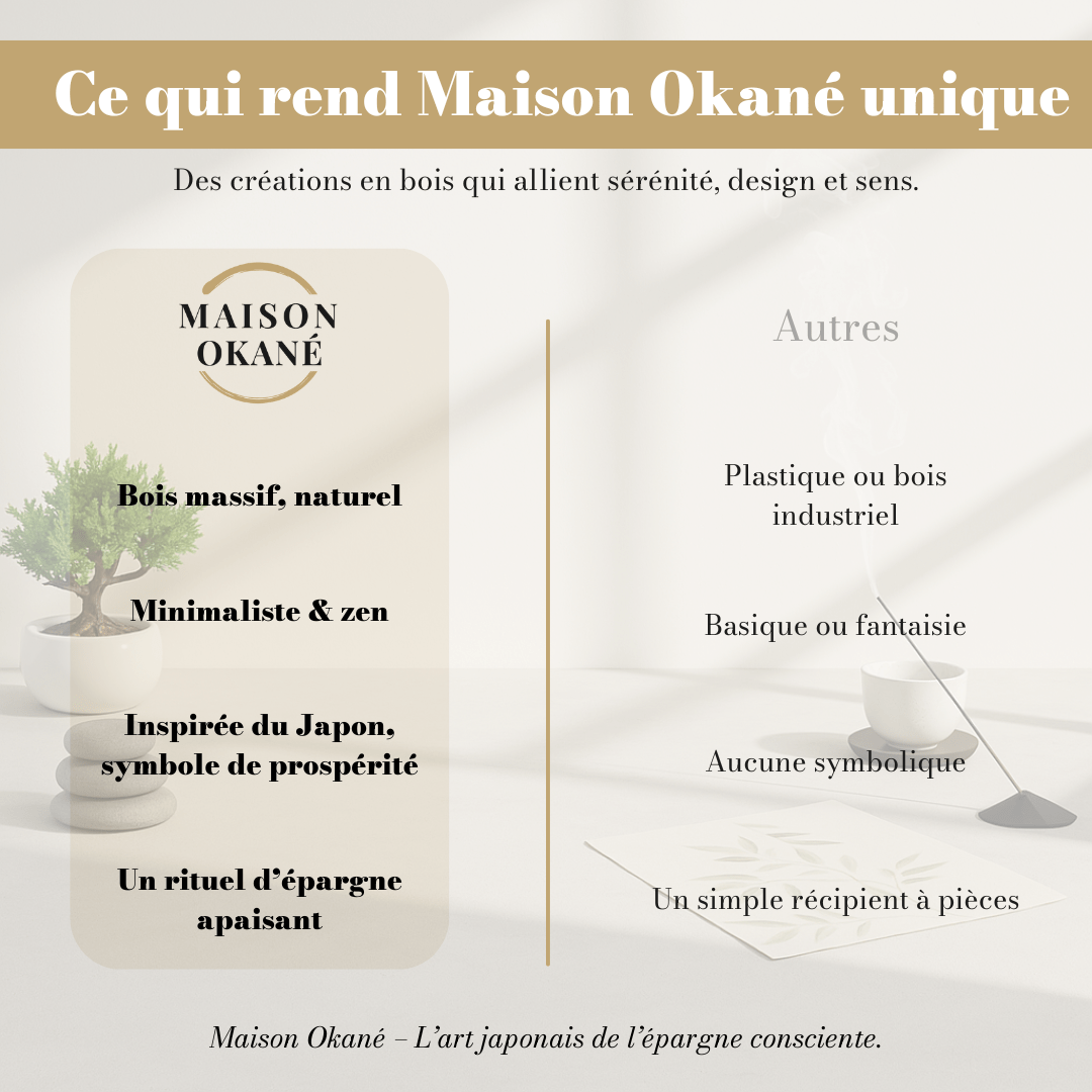 Tirelire japonaise Akai – Maison Okané